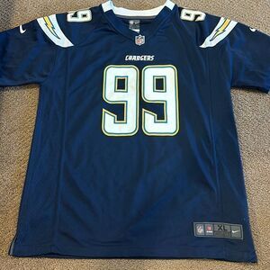 Nike Boys NFL Navy Blue LA Chargers Bosa #99 Jersey - Size XL